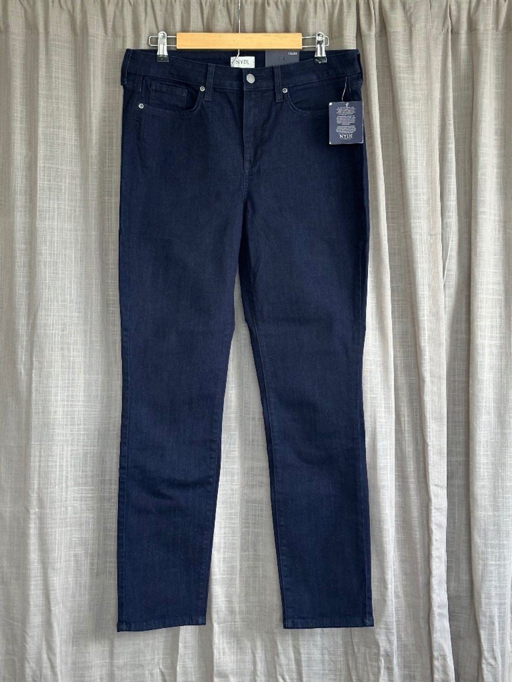 NYDY jeans Alina legging size 12 x 30 dark blue NWT